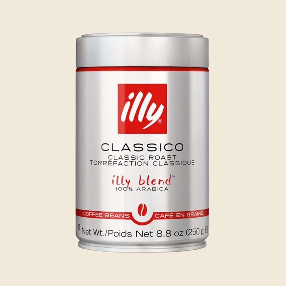 Illy Classico Ground Coffee Tin 100% Arabic